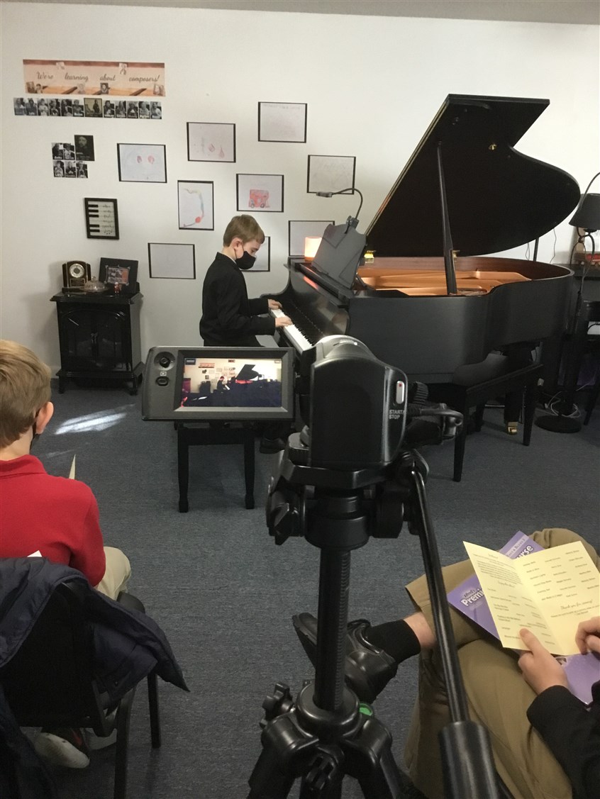 Lily Music Studio students present their Winter Recital